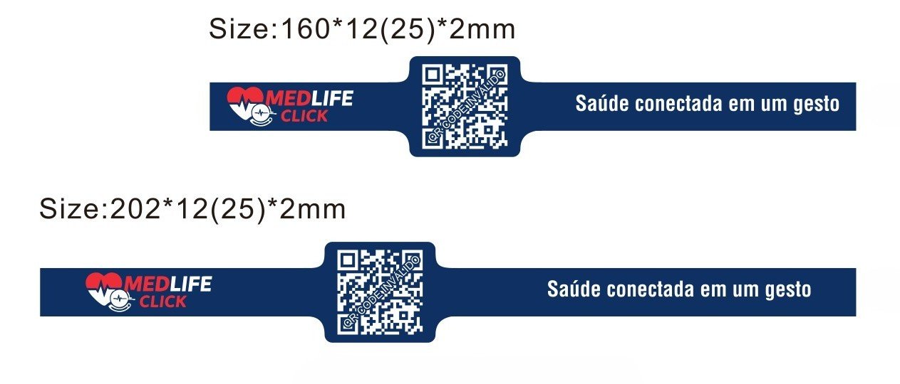 Pulseira QR MedLifeClick